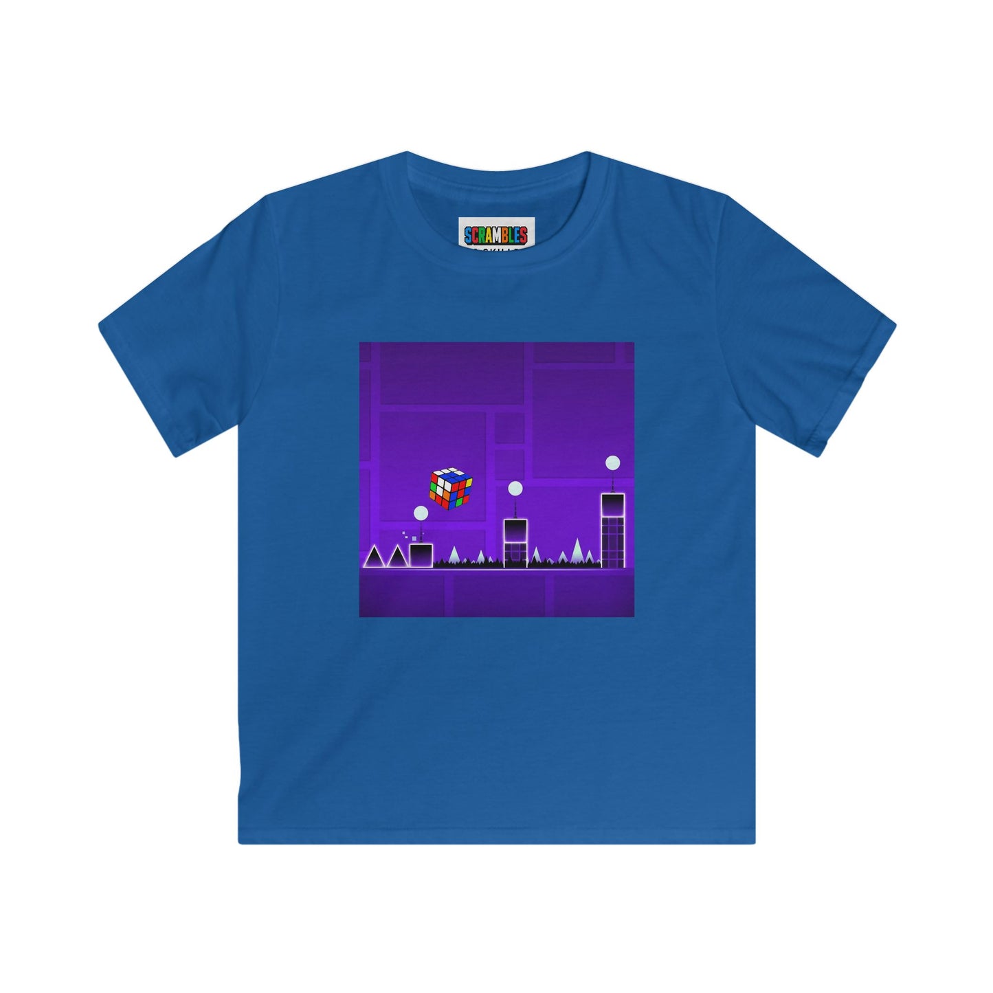 Cube Madness - Rubik's Cube Art  Kids Softstyle Tee