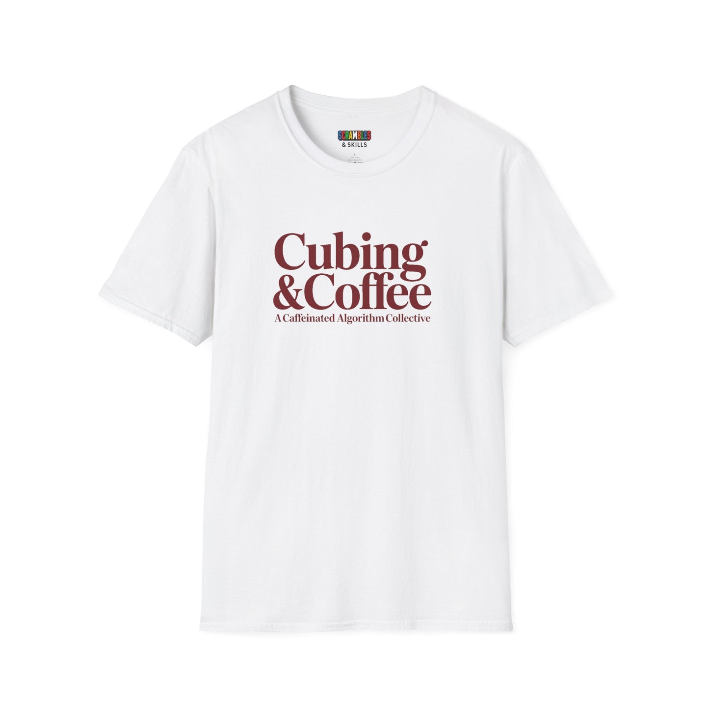 Cubing & Coffee Rubik's Cube Art Unisex Graphic Softstyle T-Shirt