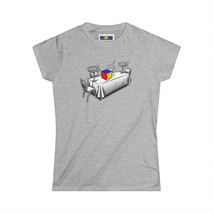 Skewb Comp Day - Rubik's Cube Art  Women's Softstyle T-Shirt
