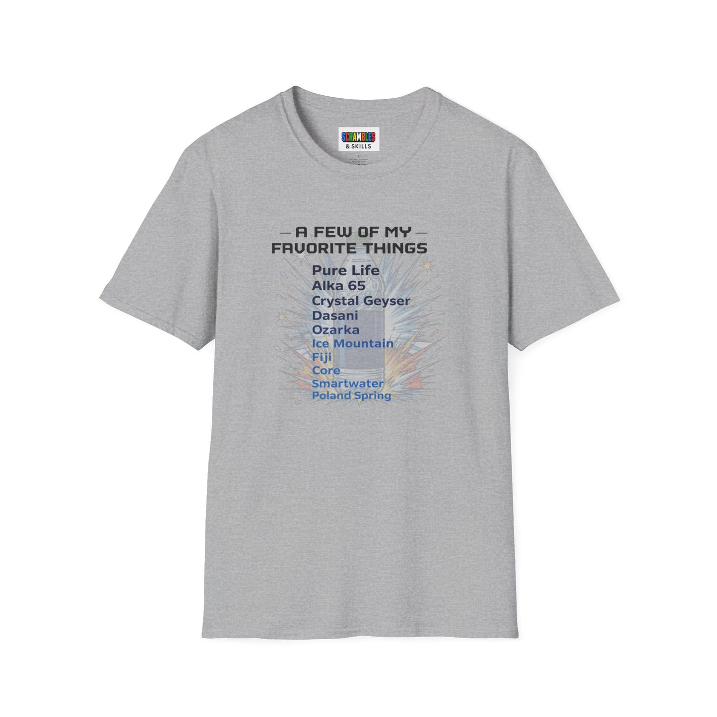 Favorite Things Bottle Flipping Unisex Graphic Softstyle T-Shirt