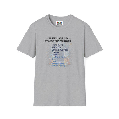 Favorite Things Bottle Flipping Unisex Graphic Softstyle T-Shirt