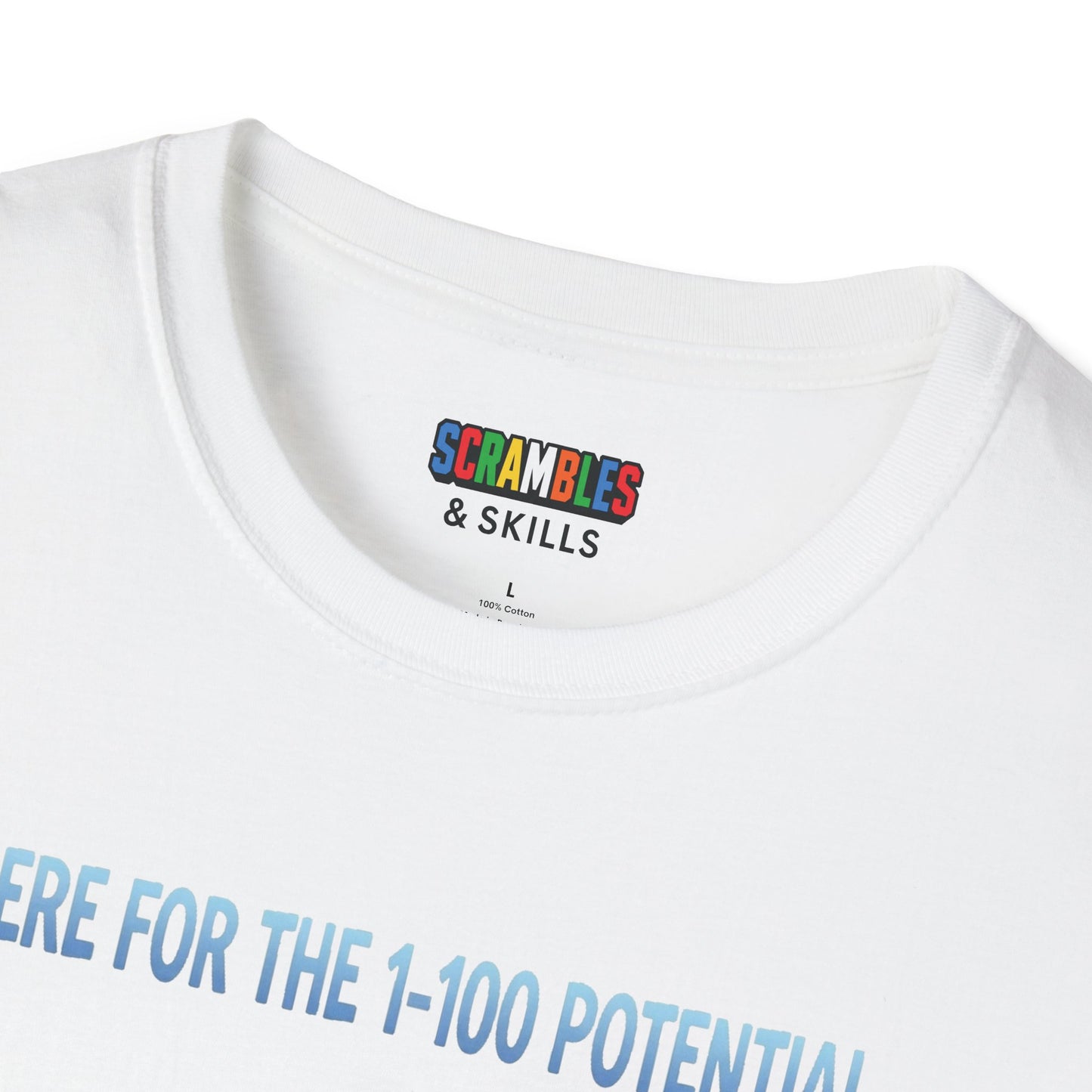 1 - 100 Potential Trick Shot Bottle Flipping Art Unisex Graphic Softstyle T-Shirt