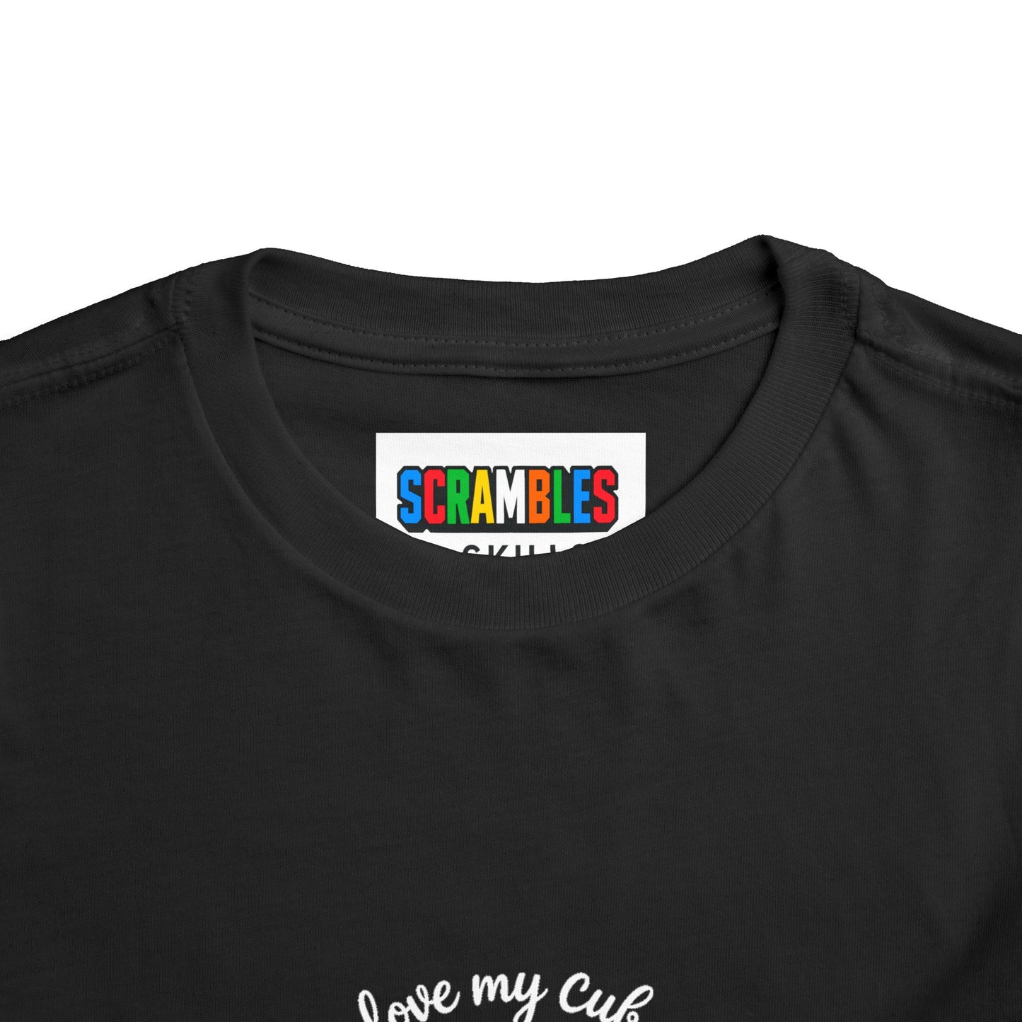 I Love My Cuber - Rubik's Cube Art  Toddler Short Sleeve T-Shirt