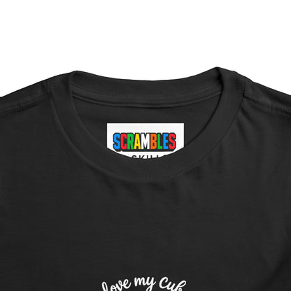 I Love My Cuber - Rubik's Cube Art  Toddler Short Sleeve T-Shirt