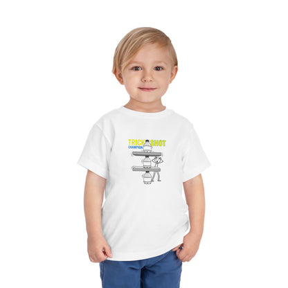 Trick shot Champion Toddler Short Sleeve T-Shirt