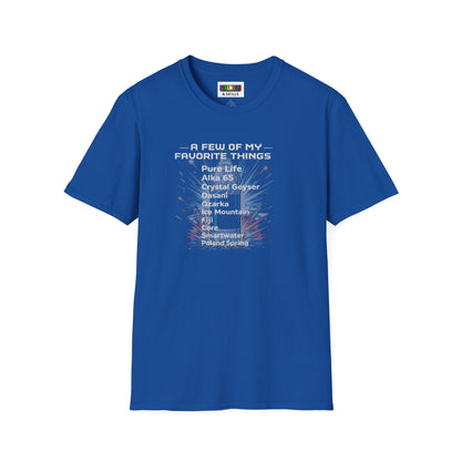 Favorite Things Bottle Flipping Unisex Graphic Softstyle T-Shirt