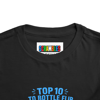 Top 10 to Bottle Flip Toddler Short Sleeve T-Shirt
