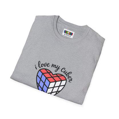 I Love My Cuber Unisex Graphic Softstyle T-Shirt