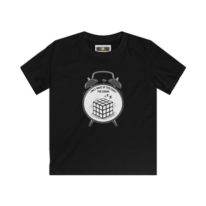 Wake Up  - Rubik's Cube Art Kids Softstyle Tee