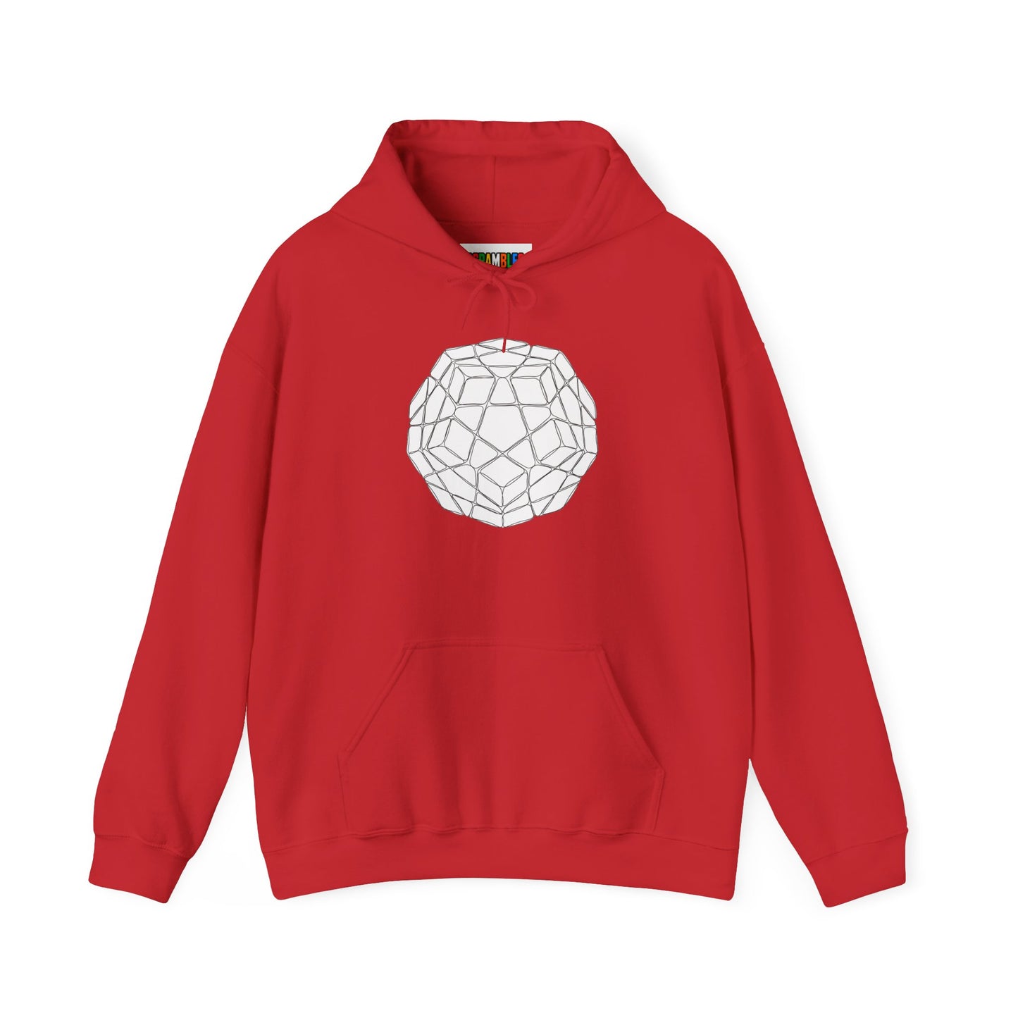 Megaminx Doodle - Rubik's Cube Art Unisex Heavy Blend™ Hooded Sweatshirt