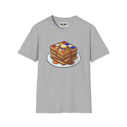 4x4 Waffles - Rubiks Cube Unisex Graphic Softstyle T-Shirt