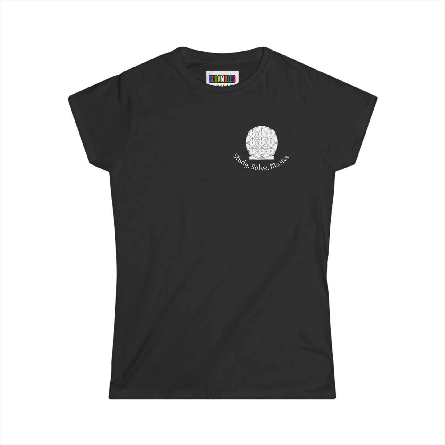 Clock Doodle (Subtle) Women's Softstyle T-Shirt
