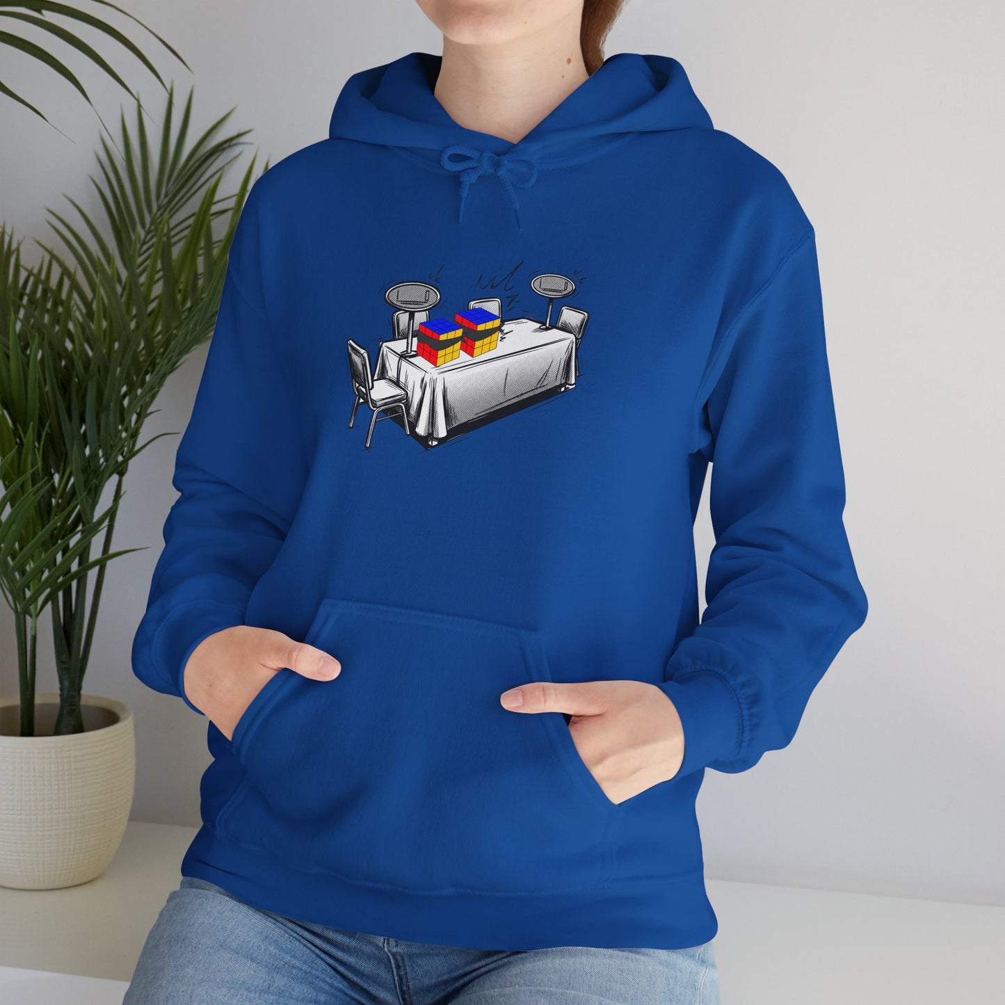 3x3 Multi Blind Comp Day Unisex Heavy Blend™ Hooded Sweatshirt