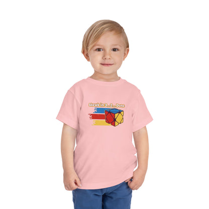 Skewb Done Rubiks Cube Art Toddler Short Sleeve T-Shirt