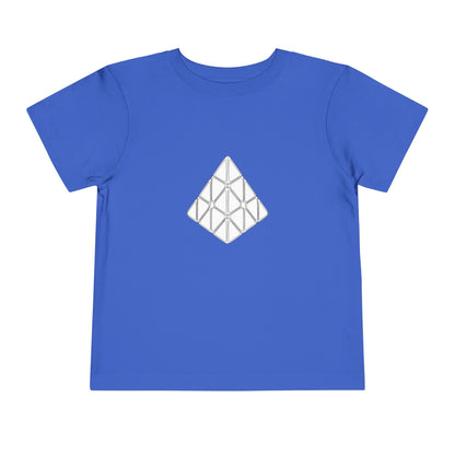 Pyraminx Doodle  - Rubik's Cube Art Toddler Short Sleeve T-Shirt