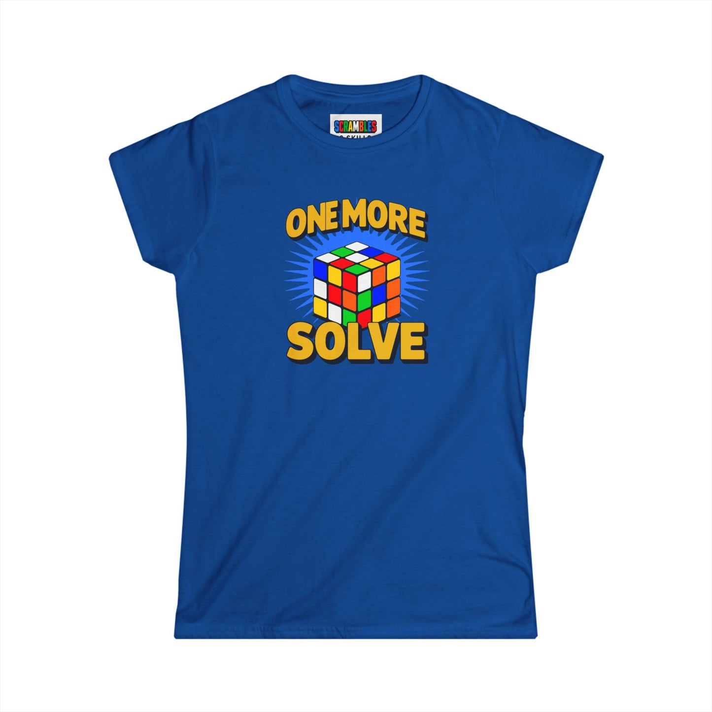 ⚡ Express - One More Solve - Rubiks Cube Women's Softstyle T-Shirt