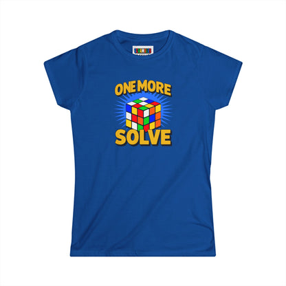 ⚡ Express - One More Solve - Rubiks Cube Women's Softstyle T-Shirt