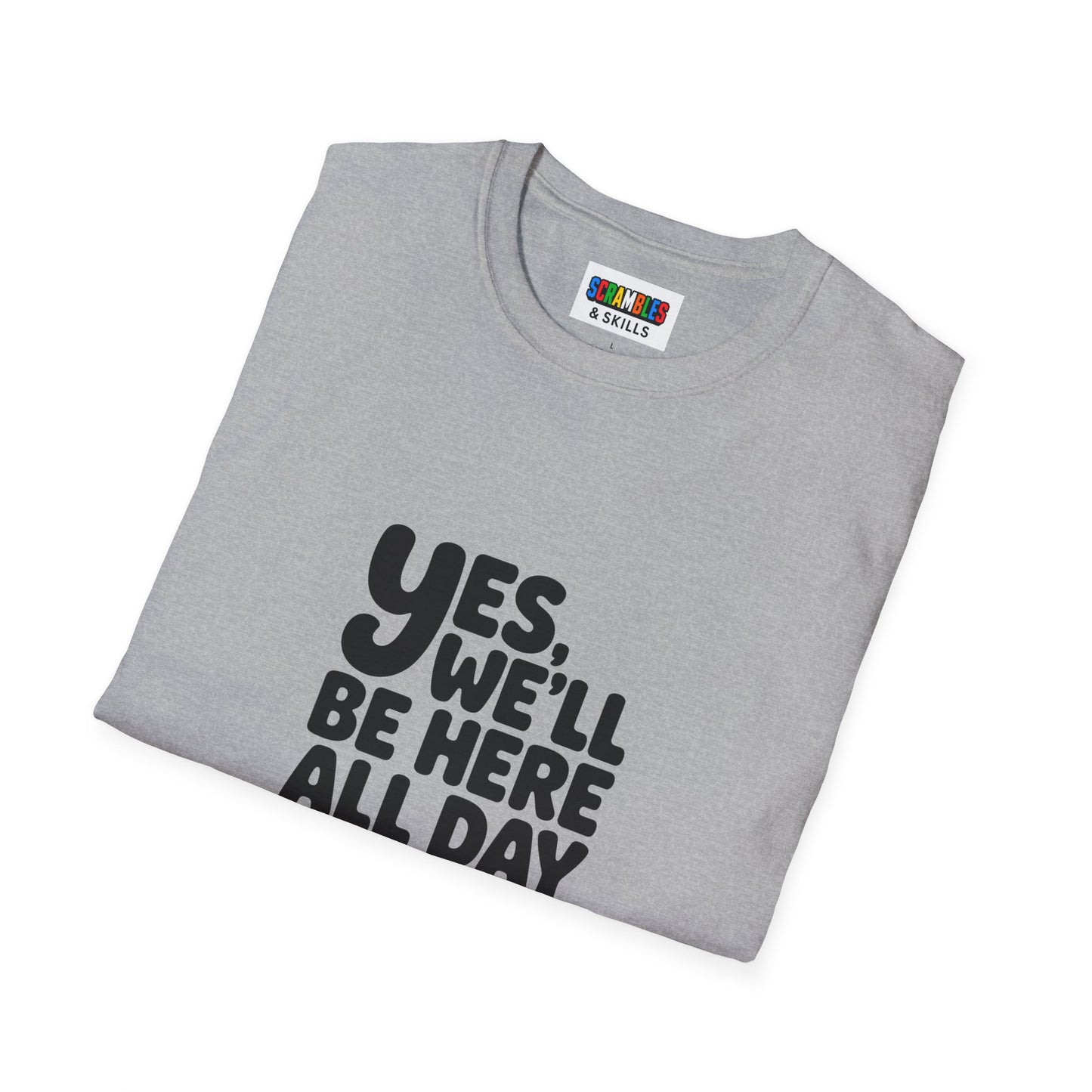 All Day Unisex Graphic Softstyle T-Shirt