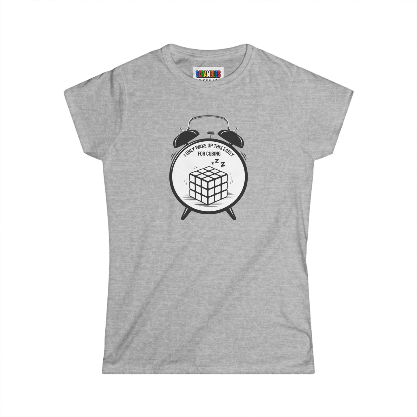 Wake Up - Cube Art Women's Softstyle T-Shirt