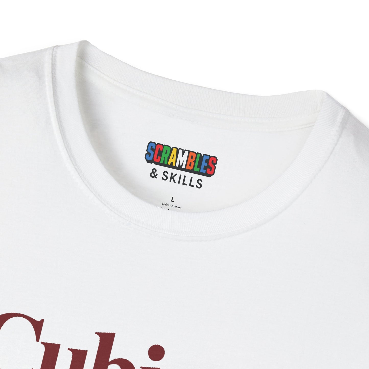 Cubing & Coffee Rubik's Cube Art Unisex Graphic Softstyle T-Shirt