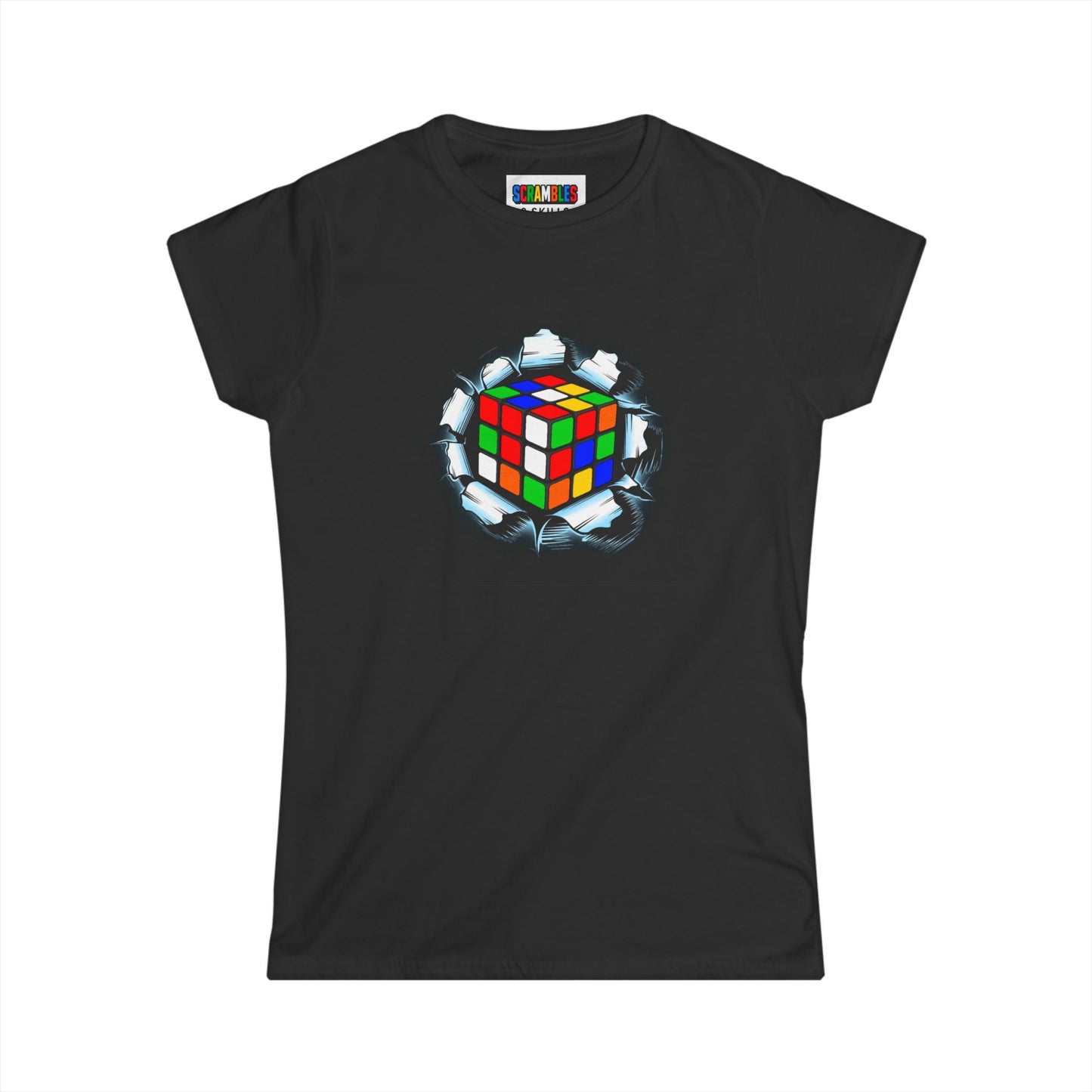 Crashing Out - Rubiks Cube Women's Softstyle T-Shirt