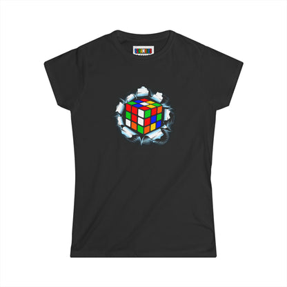 Crashing Out - Rubiks Cube Women's Softstyle T-Shirt