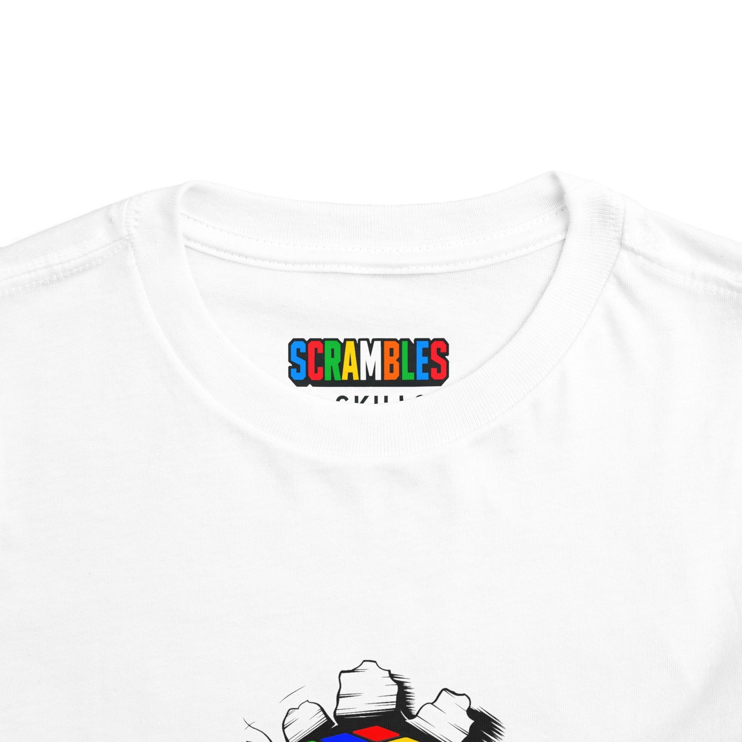 Crashing Out - Rubiks Cube Toddler Short Sleeve T-Shirt