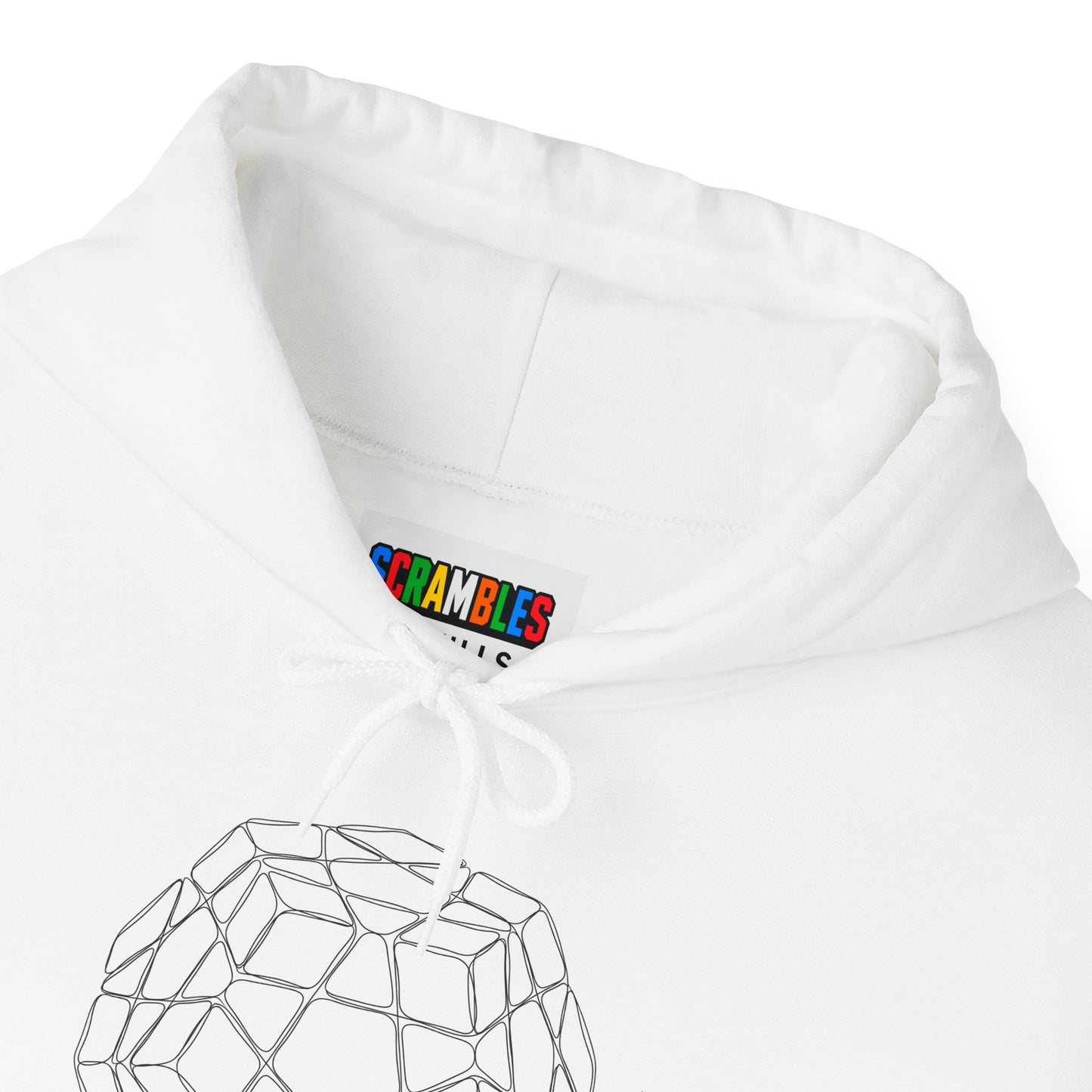 Megaminx Doodle - Rubik's Cube Art Unisex Heavy Blend™ Hooded Sweatshirt