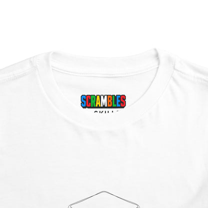 1x1 Doodle  - Rubik's Cube Art Toddler Short Sleeve T-Shirt