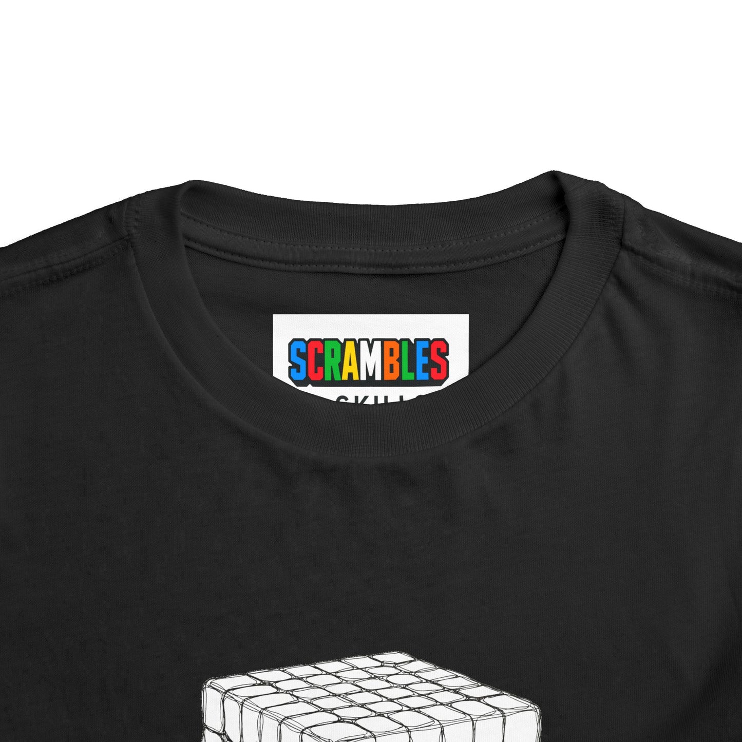 6x6 Doodle - Rubik's Cube Art  Toddler Short Sleeve T-Shirt