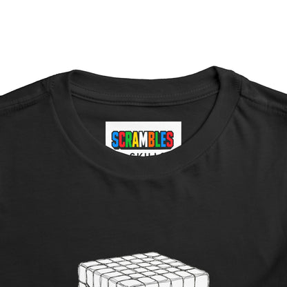 6x6 Doodle - Rubik's Cube Art  Toddler Short Sleeve T-Shirt