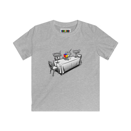 3x3 One-Handed Comp Day - Rubik's Cube Art Kids Softstyle Tee