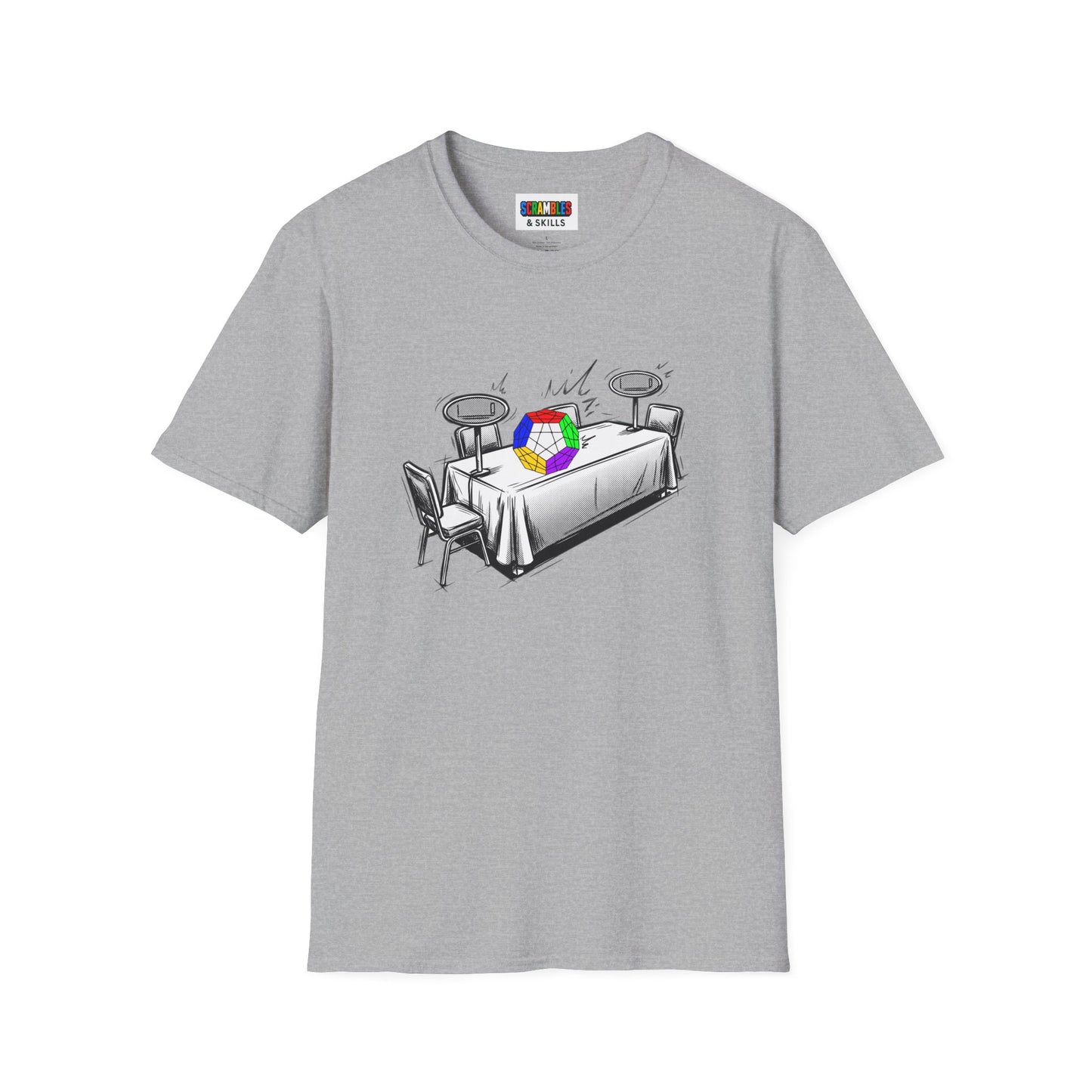 Megaminx Comp Day - Rubik's Cube Art Unisex Graphic Softstyle T-Shirt