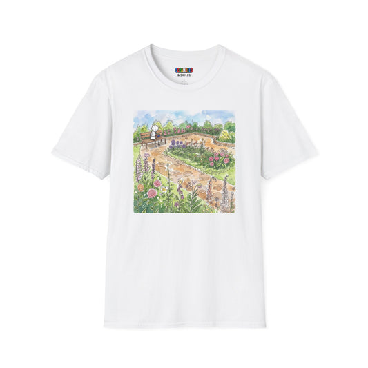 Garden Watercolor Unisex Graphic Softstyle T-Shirt