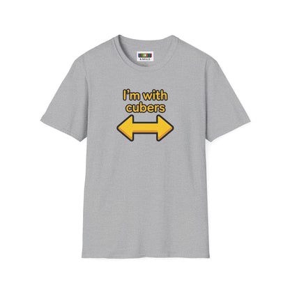 I'm With Cubers Unisex Graphic Softstyle T-Shirt
