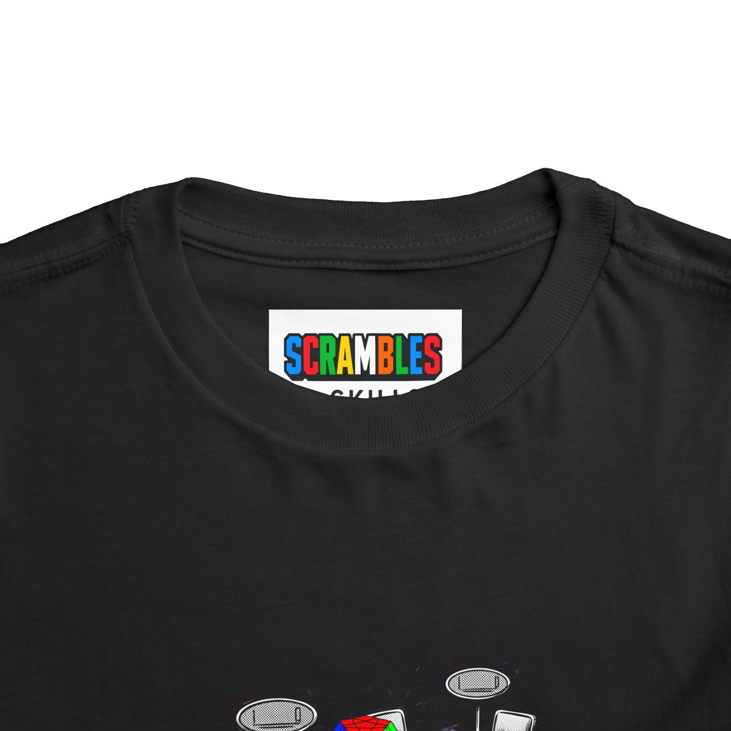 Megaminx Comp Day - Rubik's Cube Art Toddler Short Sleeve T-Shirt