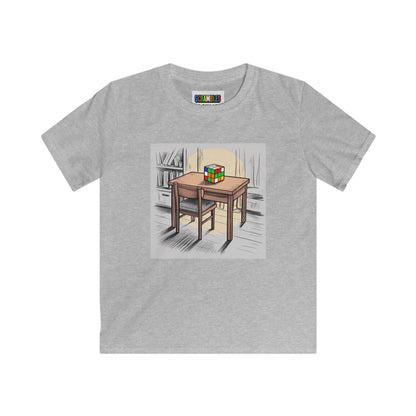 Late Night  - Rubik's Cube Art Kids Softstyle Tee