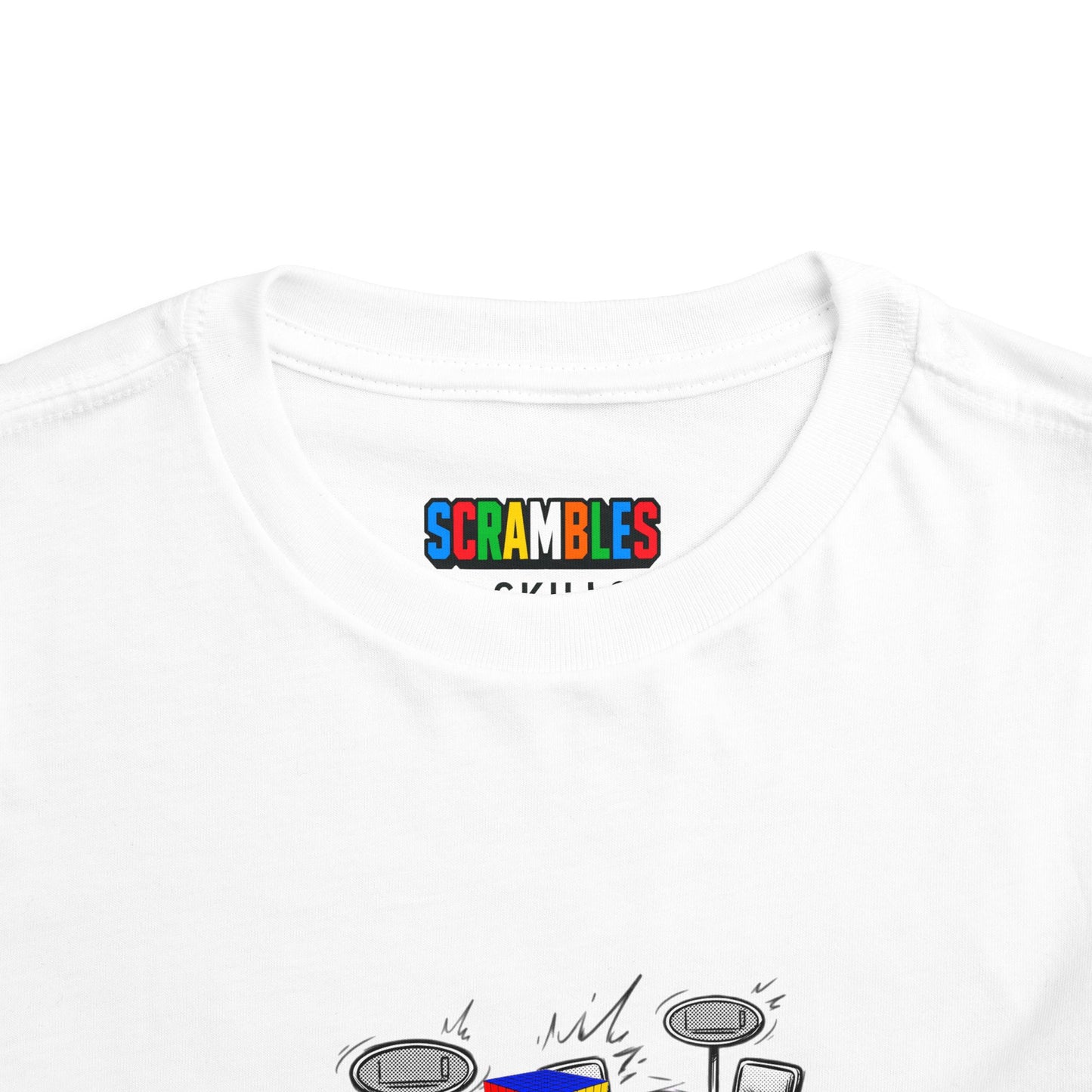7x7 Comp Day  - Rubik's Cube Art Toddler Short Sleeve T-Shirt