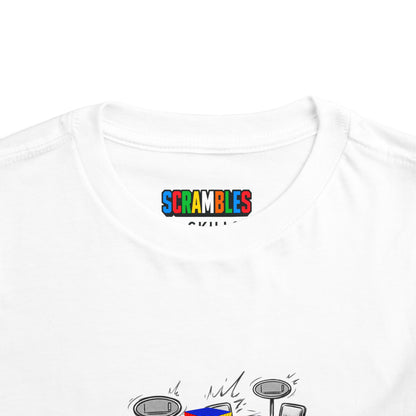 7x7 Comp Day  - Rubik's Cube Art Toddler Short Sleeve T-Shirt