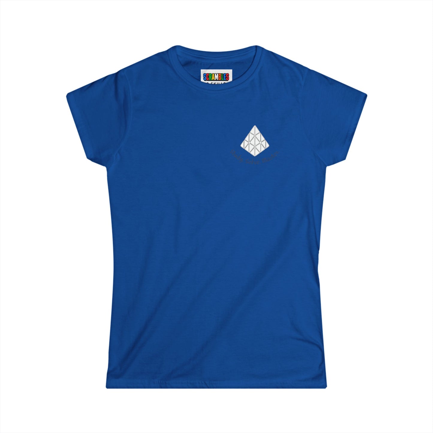 Pyraminx Doodle (Subtle) Women's Softstyle T-Shirt