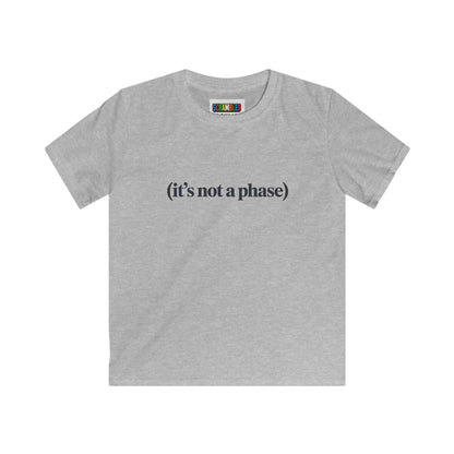 Not a Phase - Rubik's Cube Art  Kids Softstyle Tee