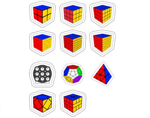 WCA Sticker Pack